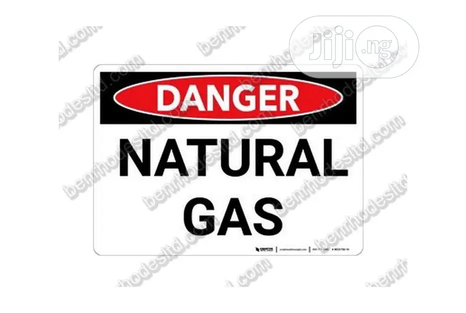 Danger - Natural Gas Sign