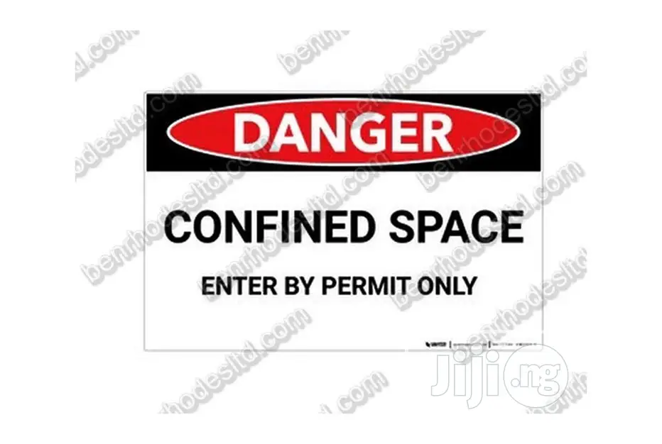 Danger - Confined Space Sign (Benrhodesltd.Com)