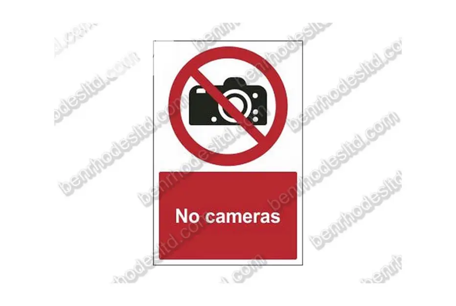 No Camera Sign