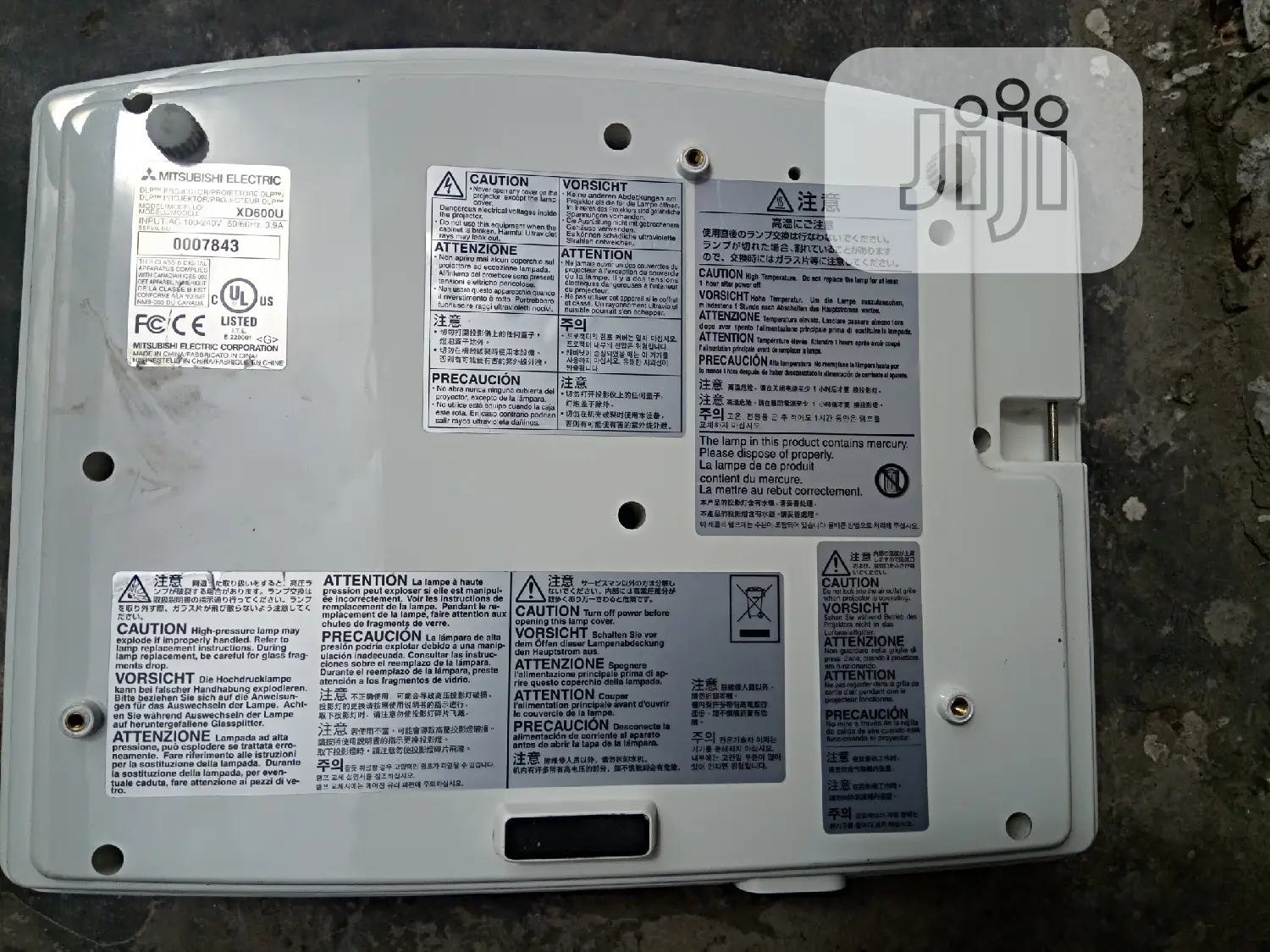 4500 Lumens Mitsubishi Projector