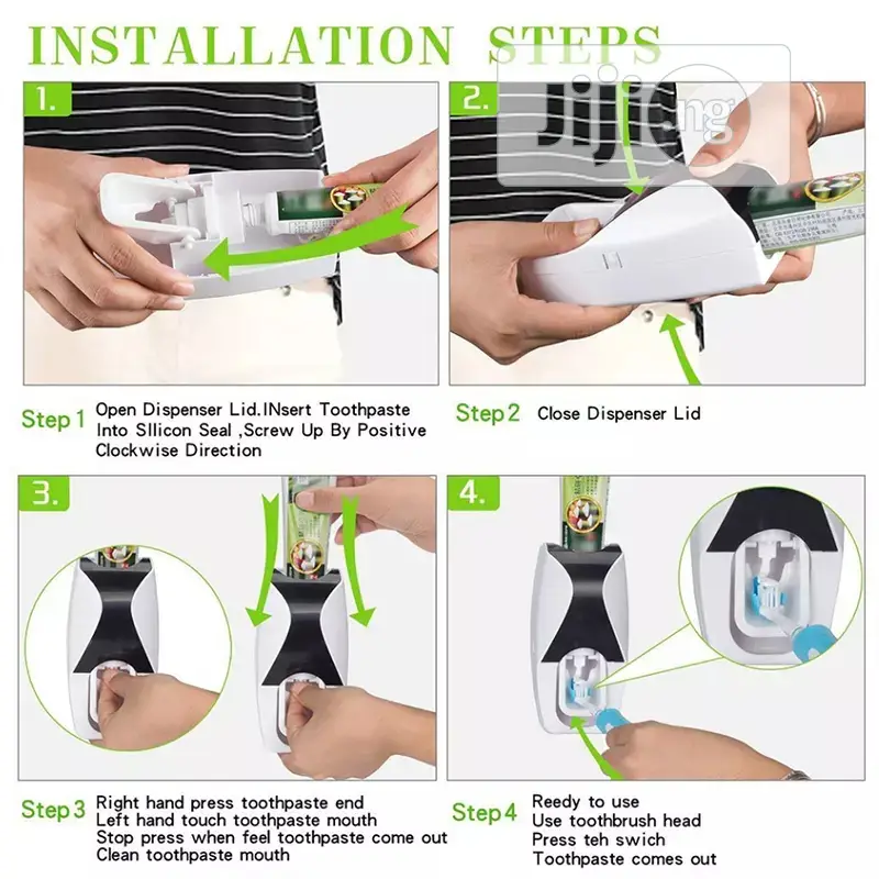 Tooth Paste Dispenser and Tooth Brush Holders