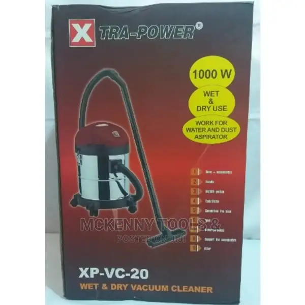 Vacuum Cleaner Wet and Dry Use 20liter-1000watts