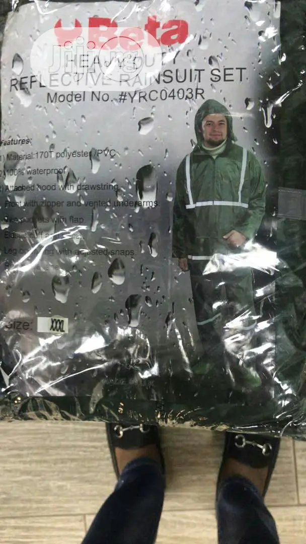 Beta Safety Raincoat With Reflective(Up and Down)