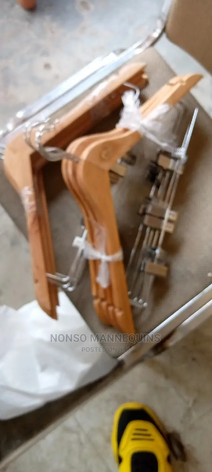 Wooden Clip Clothes Hangers