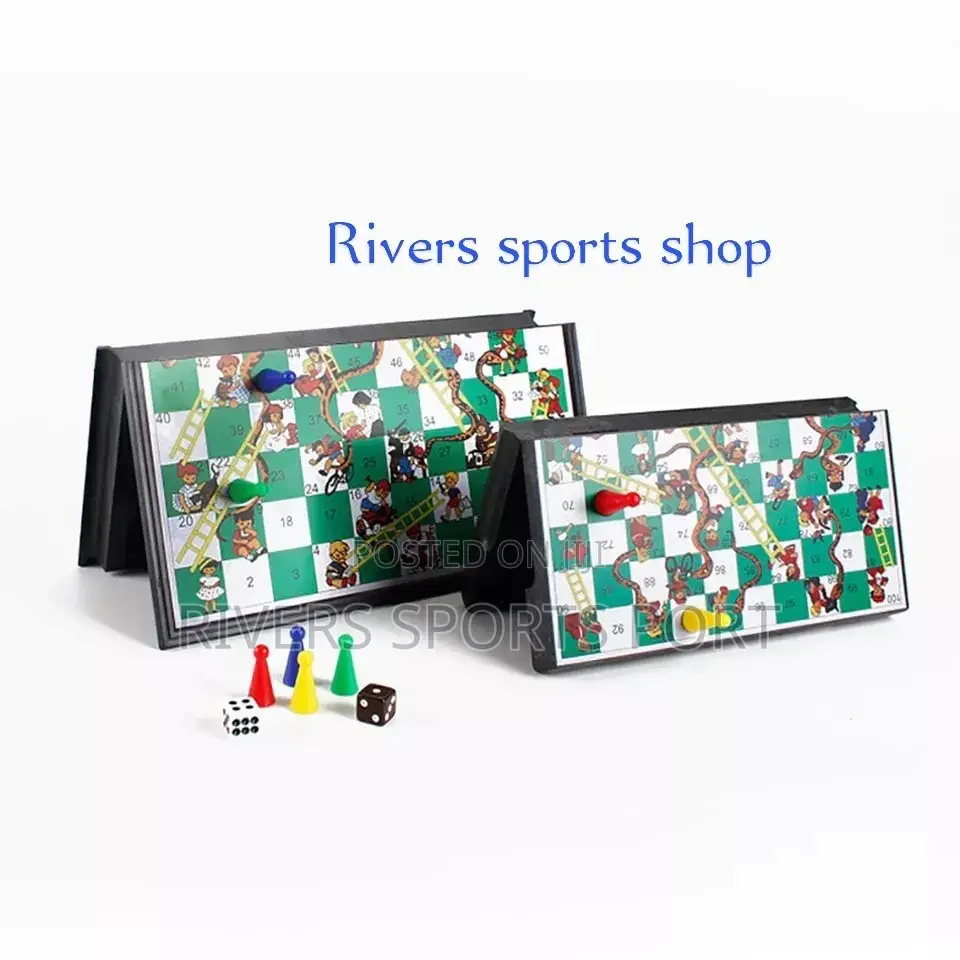Snake Ladders Portable Magnetic Board Game