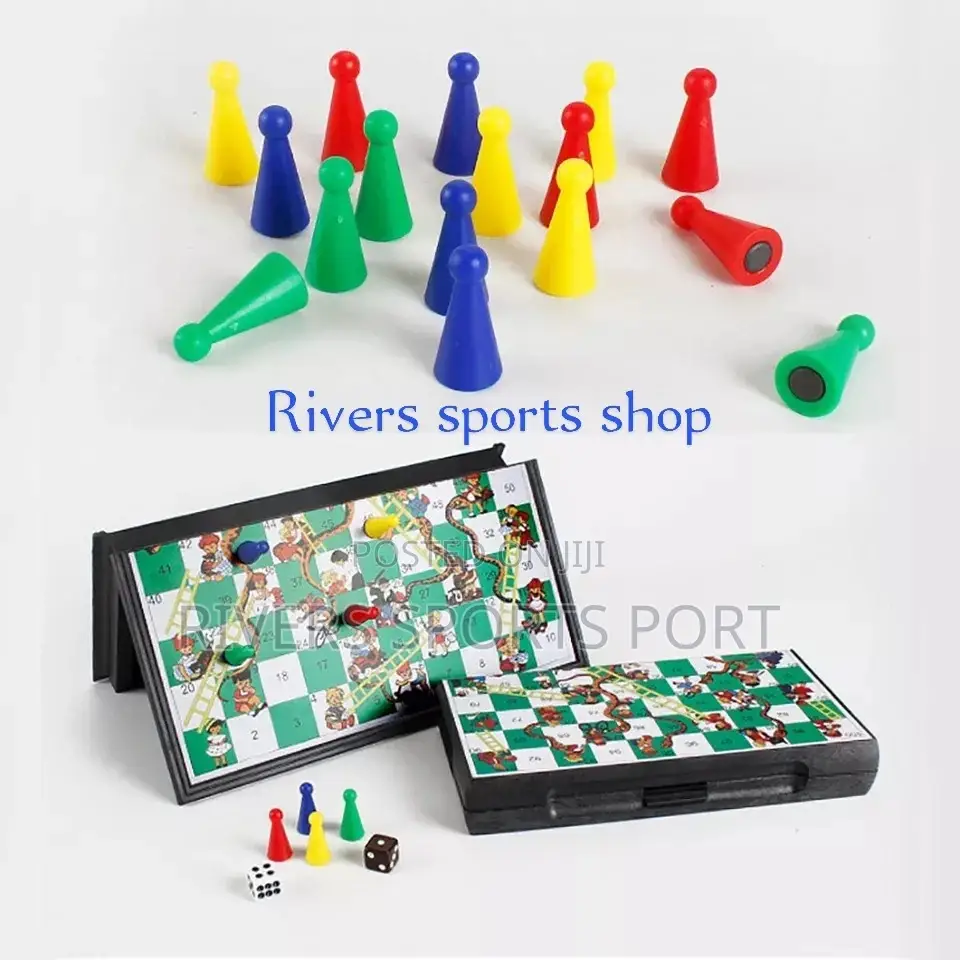 Snake Ladders Portable Magnetic Board Game