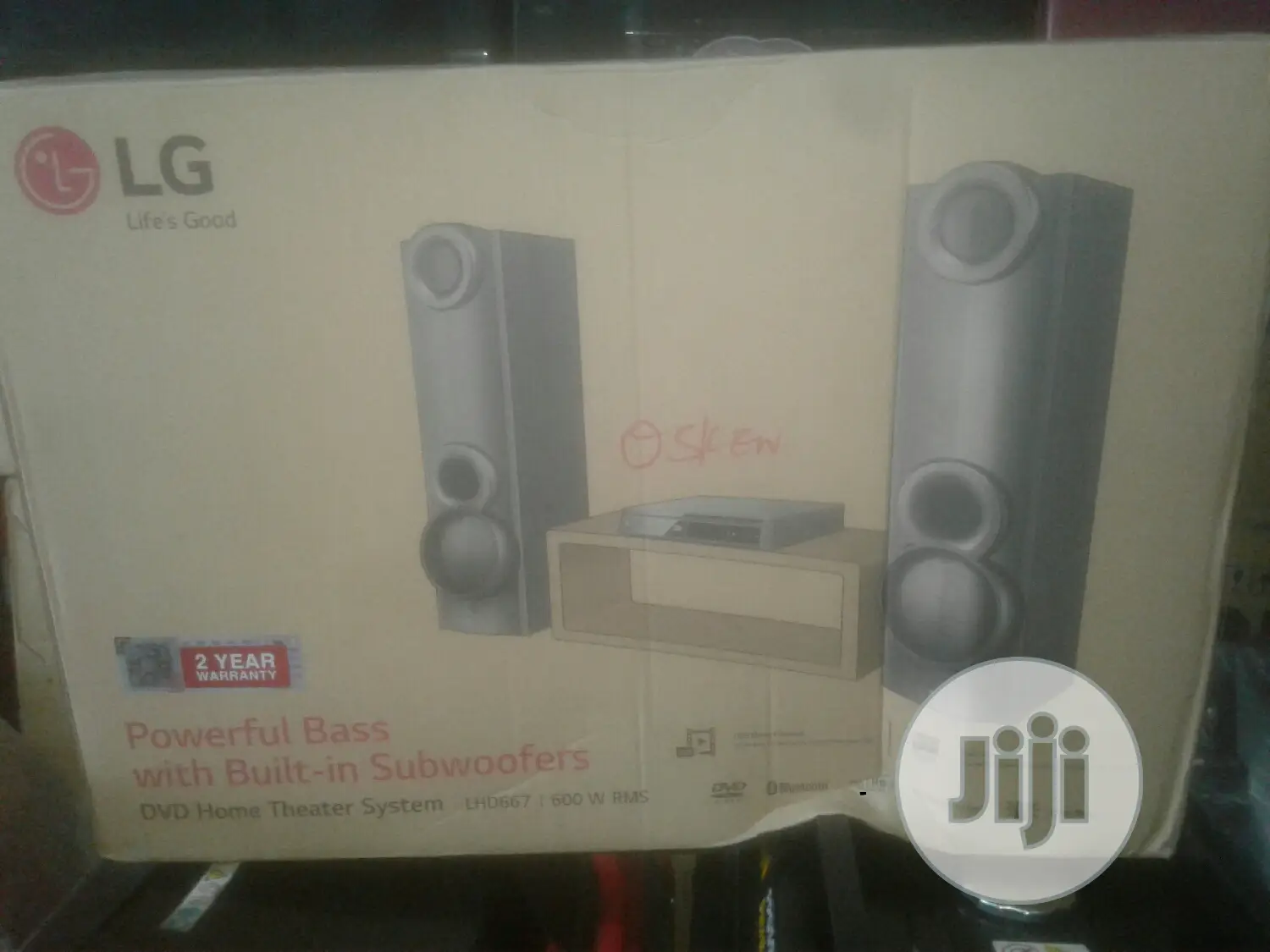 600W. L.G Home Theatre