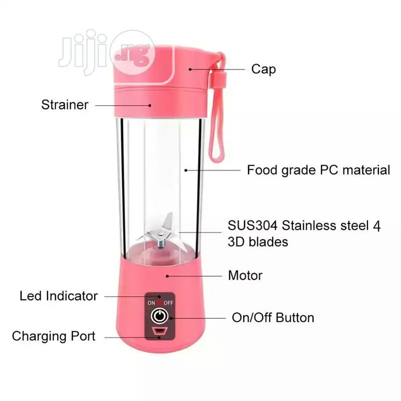 6 Blades Portable Juicer Juice Smoothie