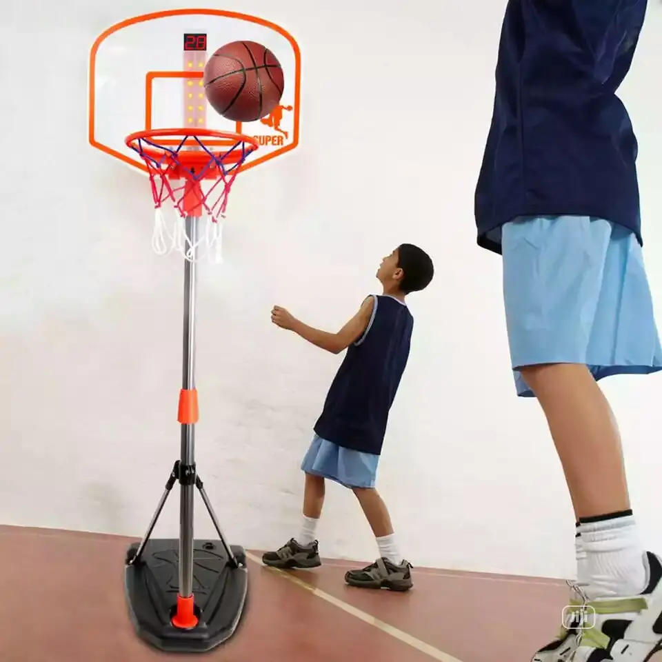 Adjustable Height Basketball Hoop