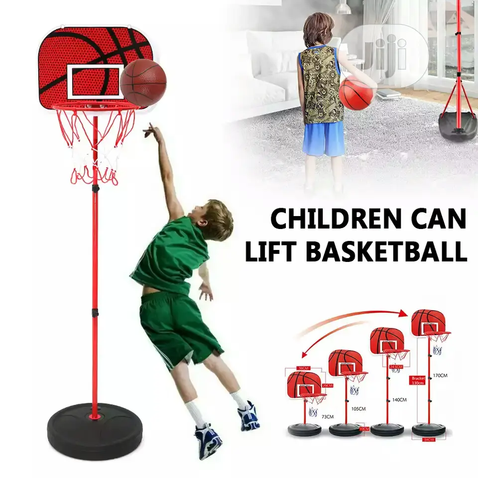 Adjustable Kids Basketball Goal Hoop