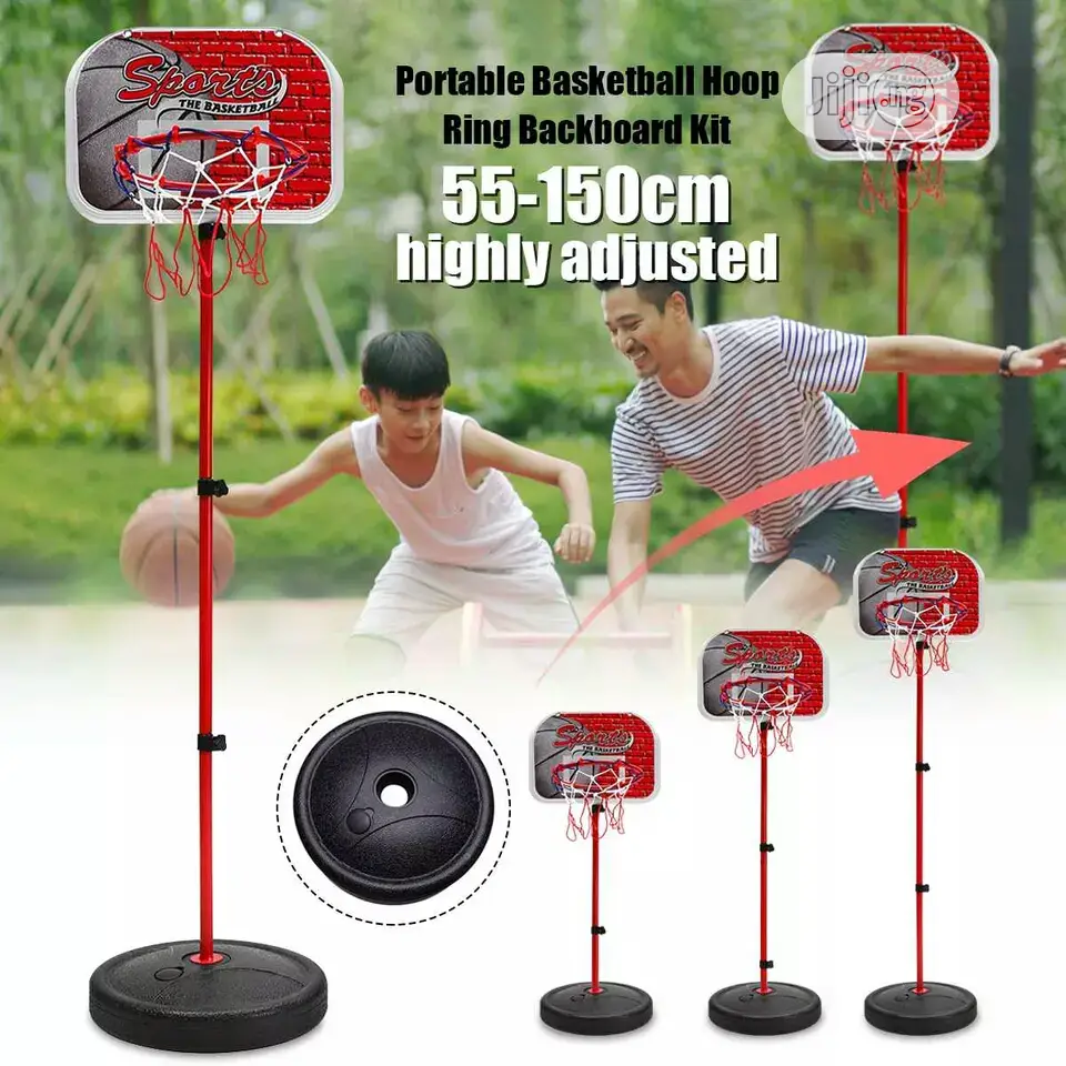 Adjustable Kids Basketball Goal Hoop