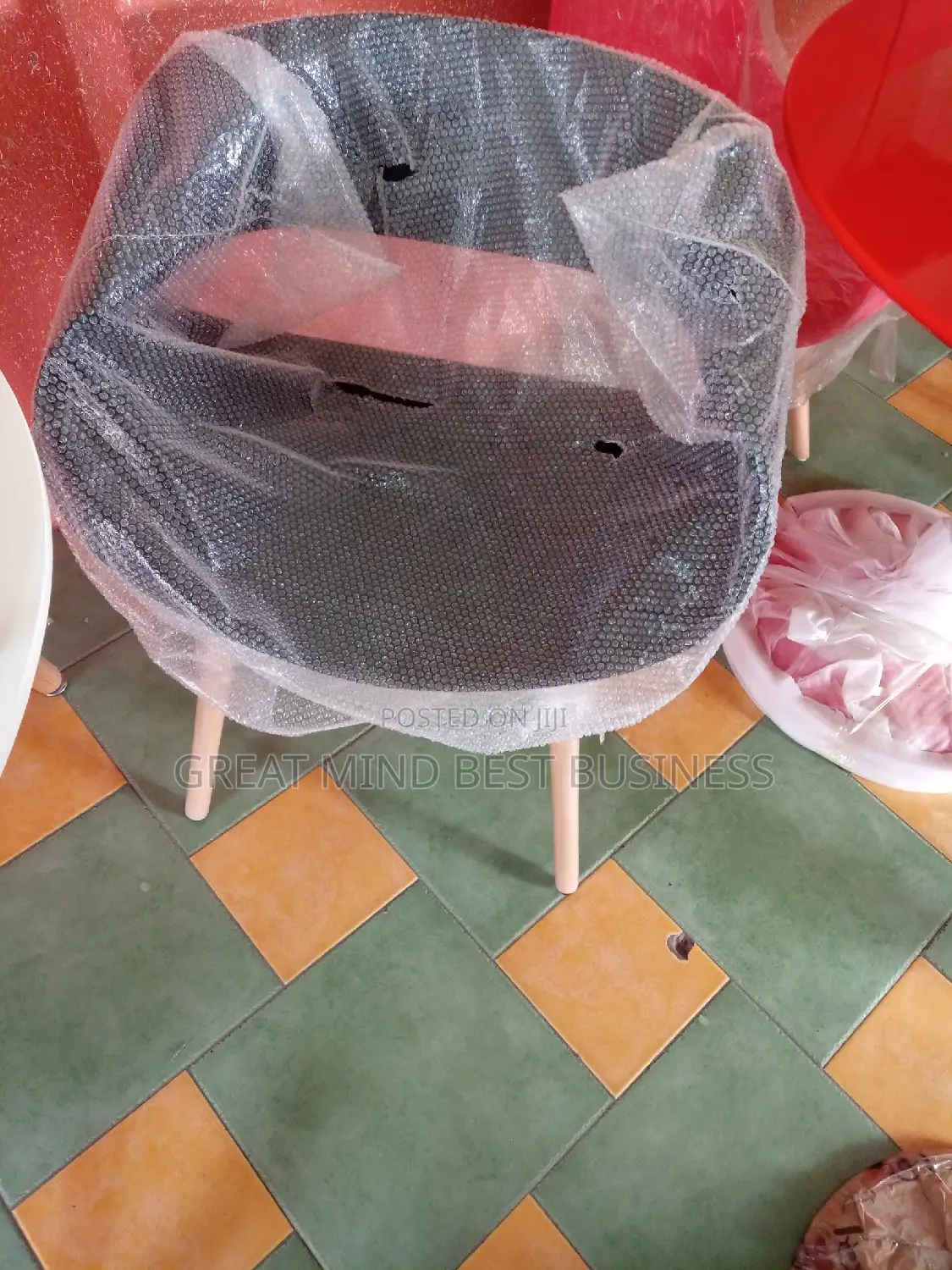 Wooden Leg Computer Chair