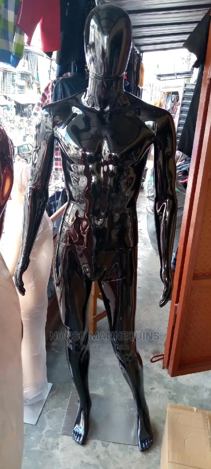 Glossy Black New Imported Full Body Mannequin