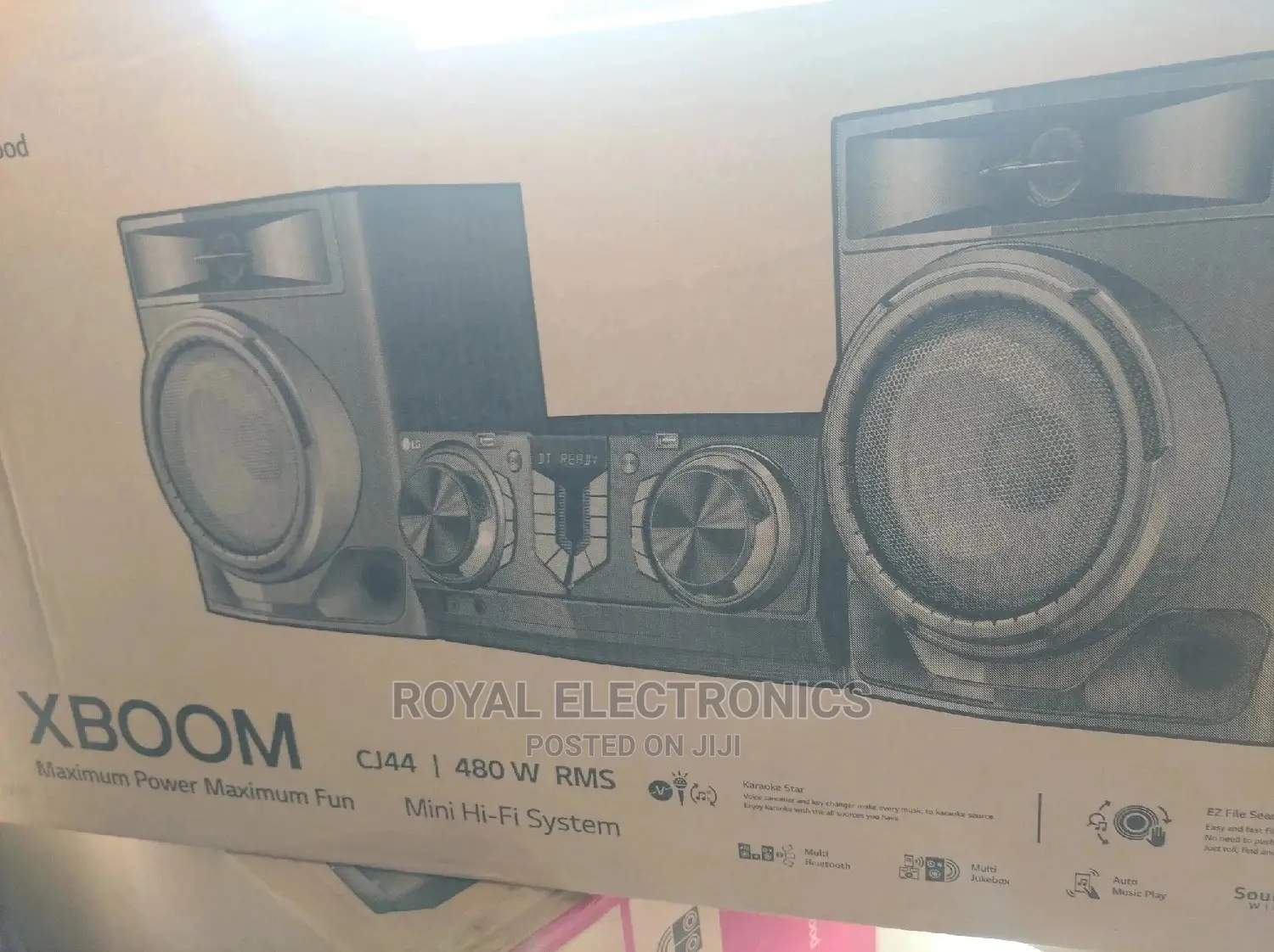 New LG Xboom Mini Hifi Sound System Cj44| 480 W RMS