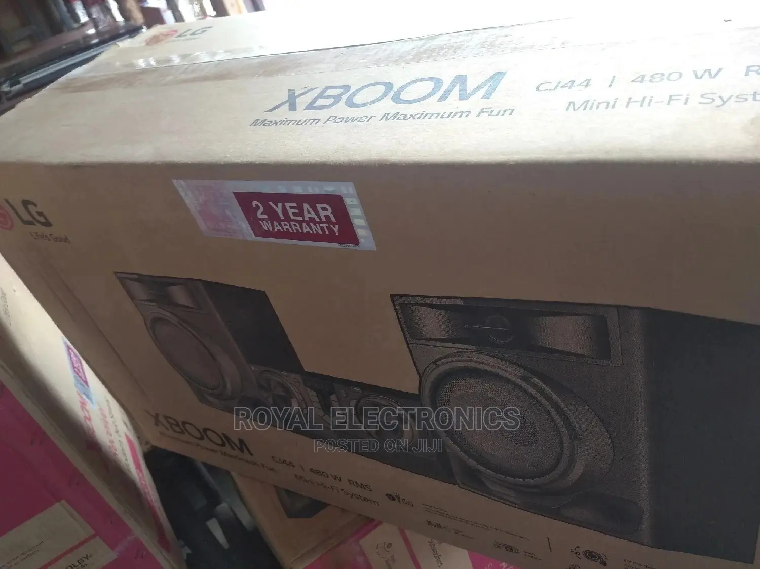 New LG Xboom Mini Hifi Sound System Cj44| 480 W RMS