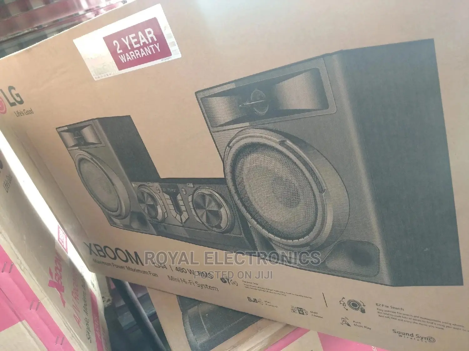 Brand New LG Xboom Mini Hifi Sound System Cj44|. 480 W RMS