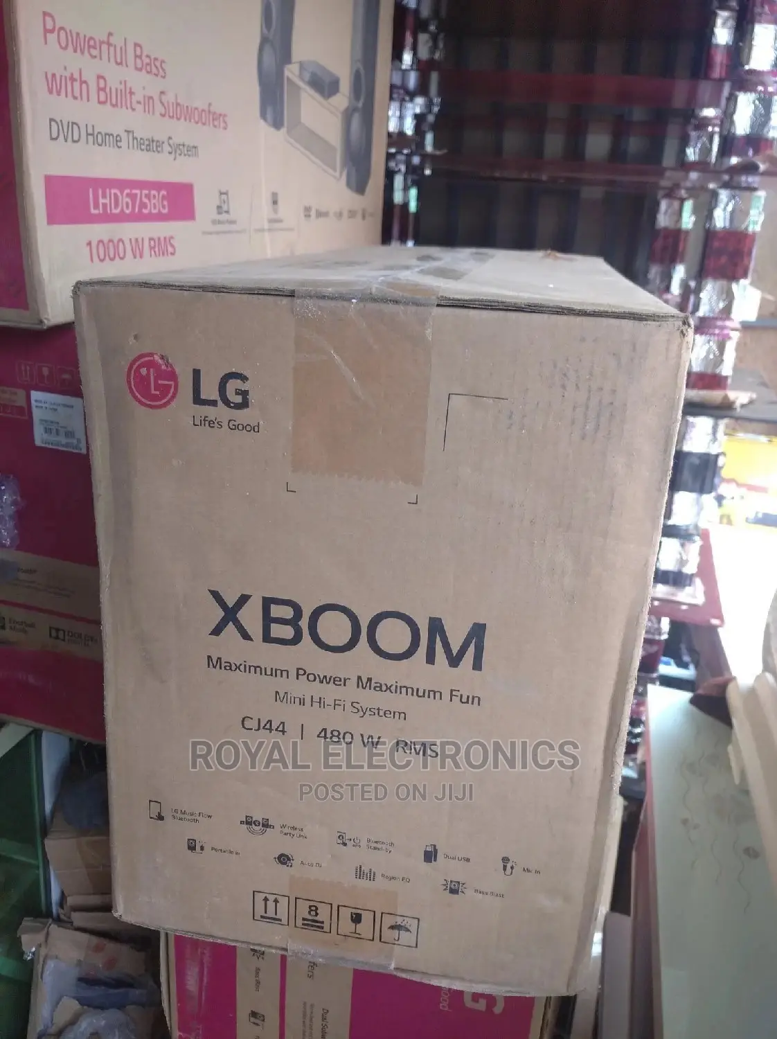 Brand New LG Xboom Mini Hifi Sound System Cj44|. 480 W RMS