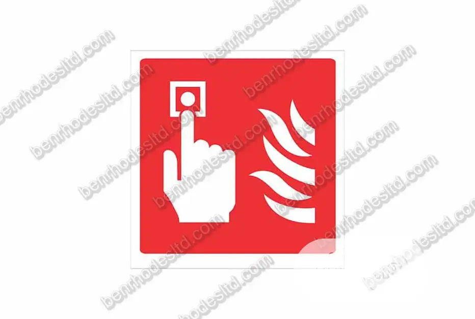 Benrhodes Fire Point Sign