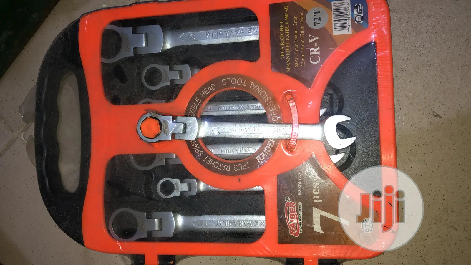 7pcs Set of Ratchet Spanner Flexible Raider Professional