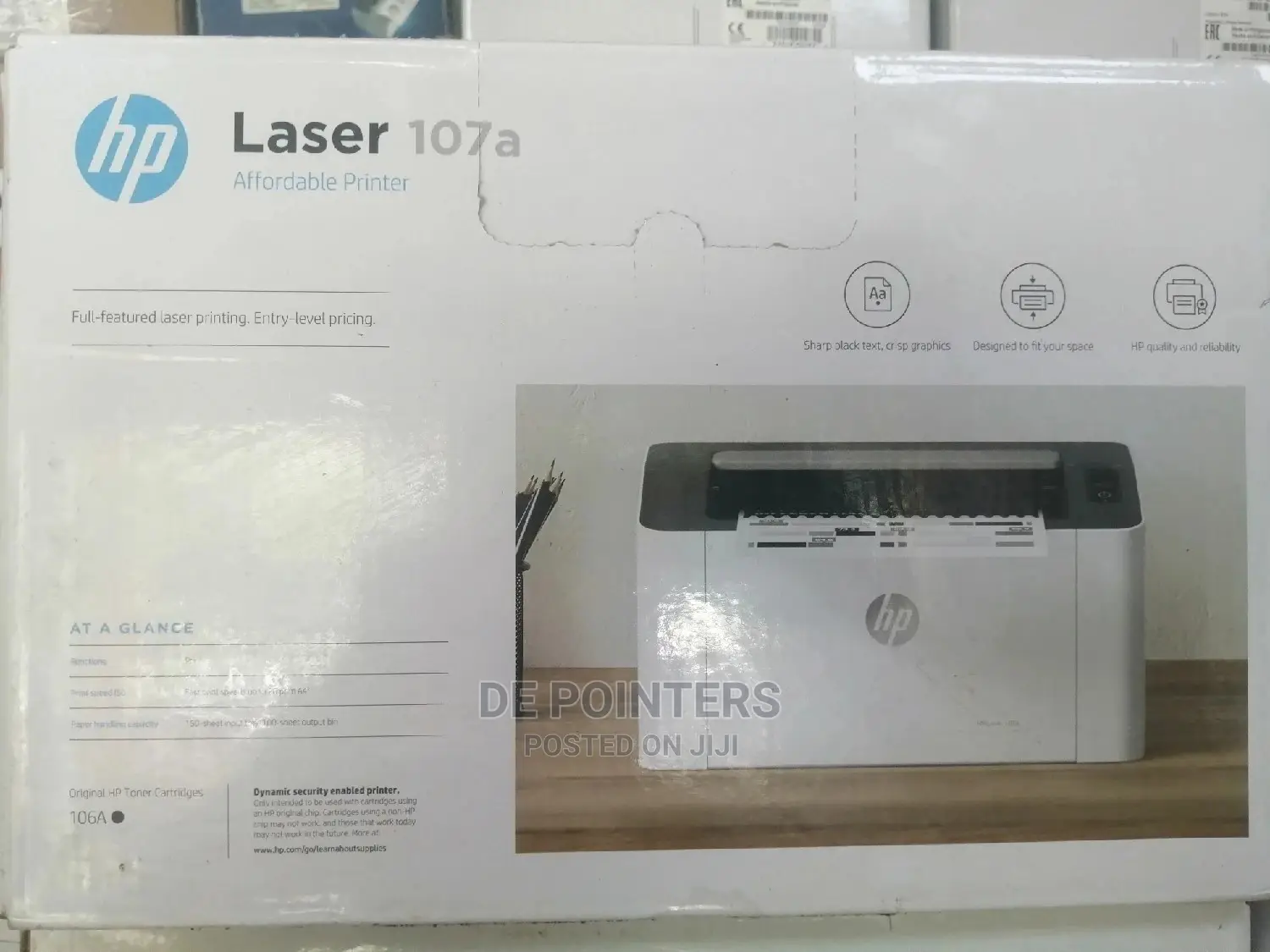 HP Laserjet M107a.