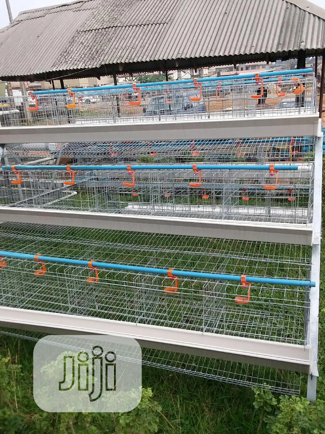 Hot Dip Galvanize Battery Cages With Full Accessories