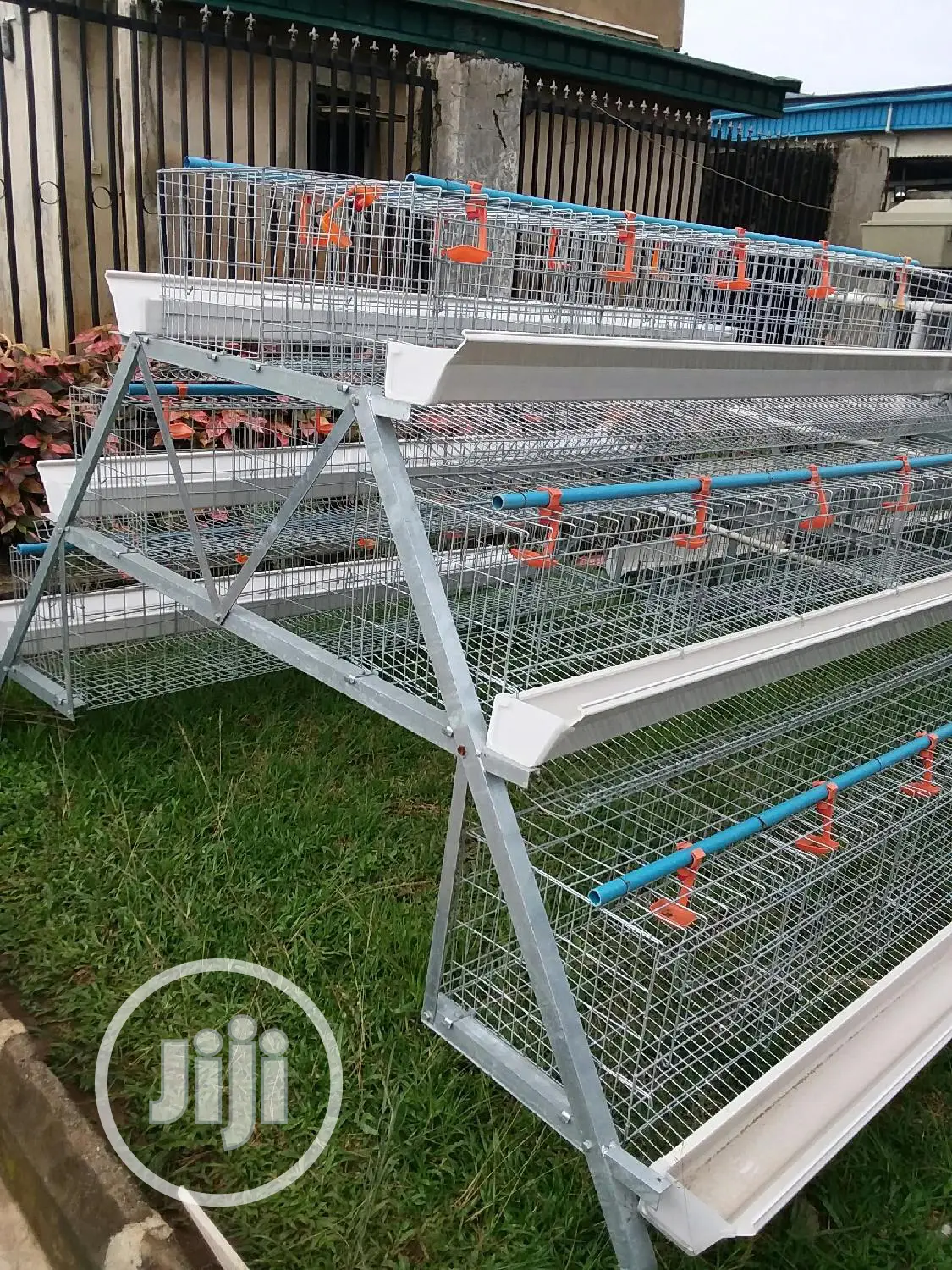 Hot Dip Galvanize Battery Cages With Full Accessories