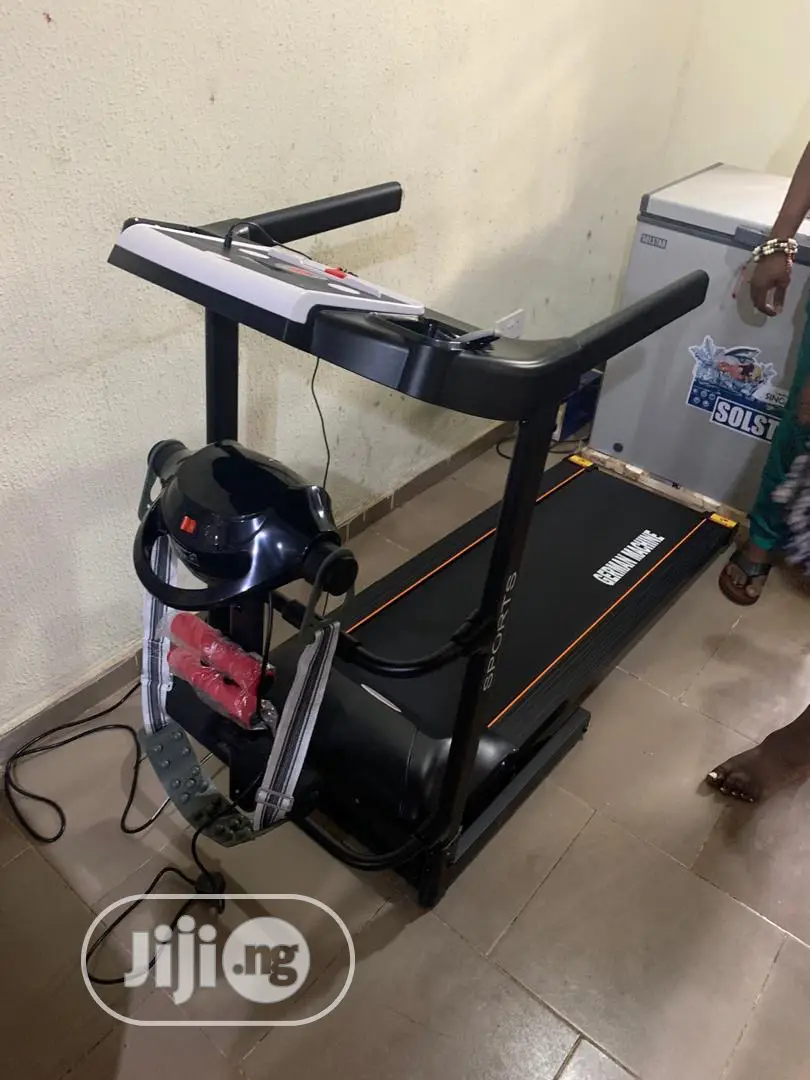 2hp Treadmil With Massager Dumbell Twister