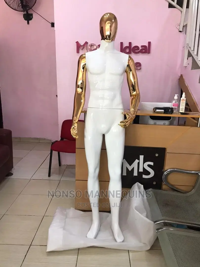 Gold And White Male Mannequin