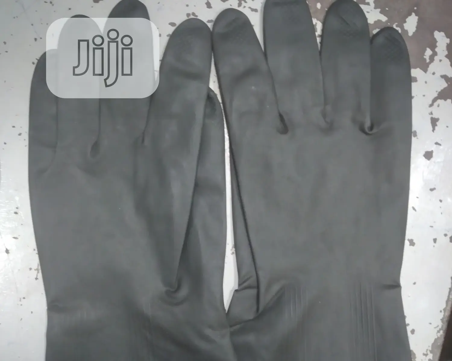 Black Sun Rubber Hand Gloves 1 Pair