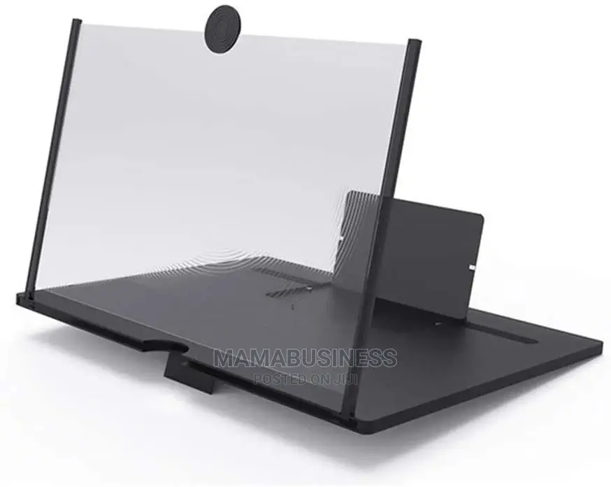 Mobile Phone Video Amplifier Enlarged Screen Magnifier - Bla