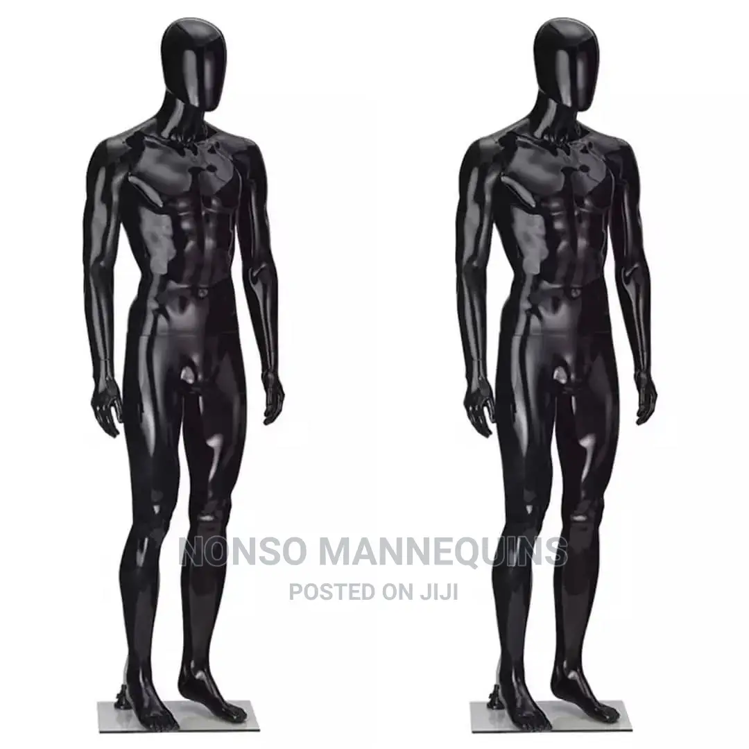 Male Glossy Black Mannequin