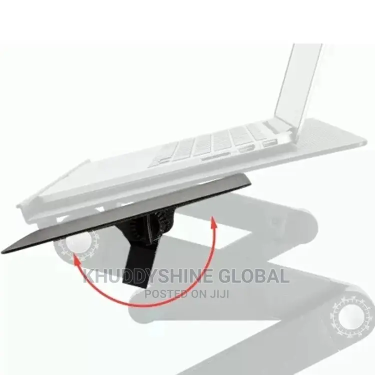T8 Adjustable Laptop Stand 2 Cpu Cooling Fans And Mouse Pad