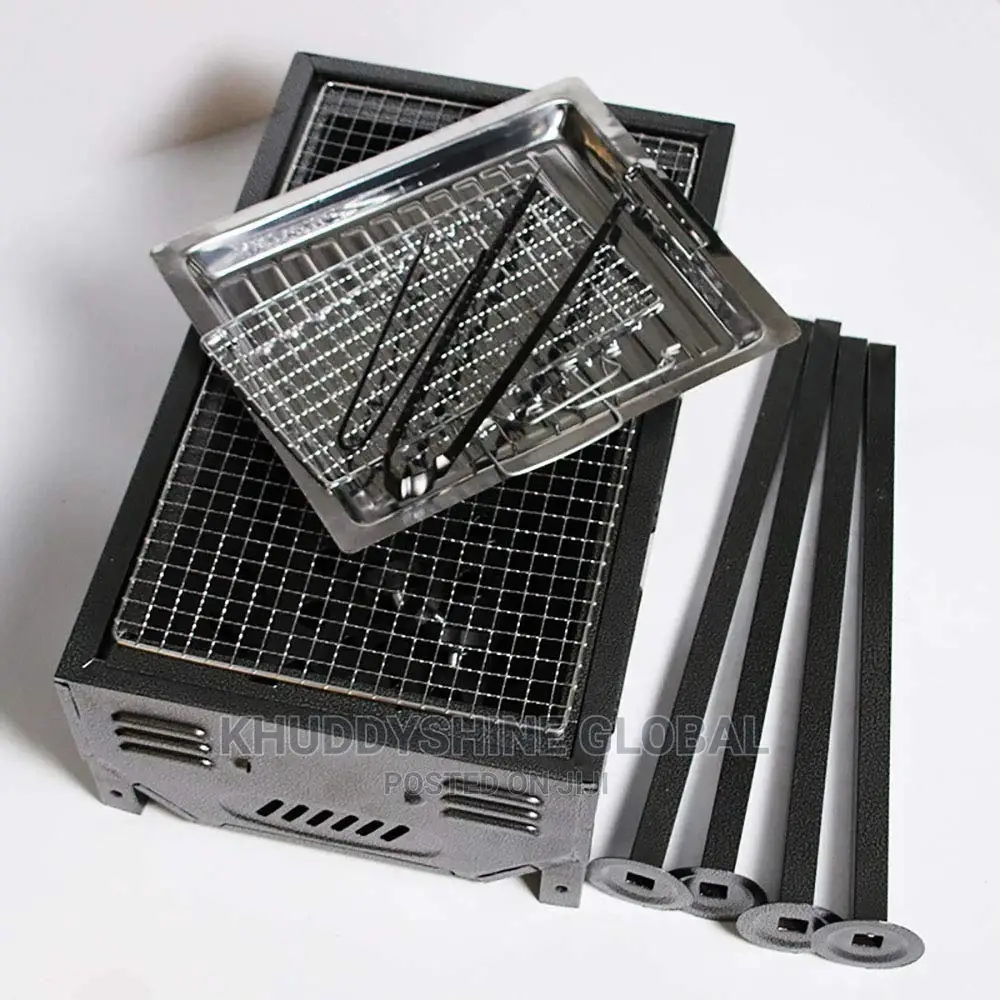 Foldable Charcoal BBQ Iron BBQ Portable Table