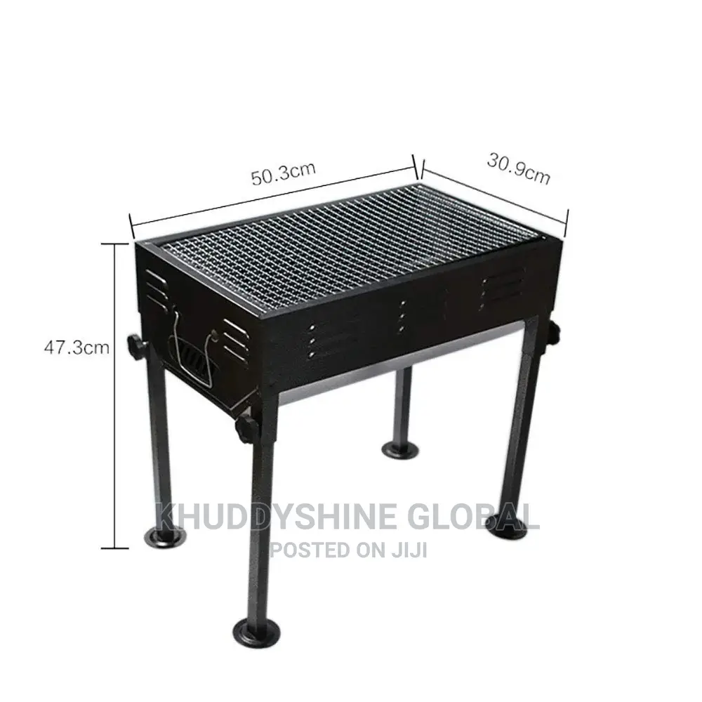 Foldable Charcoal BBQ Iron BBQ Portable Table
