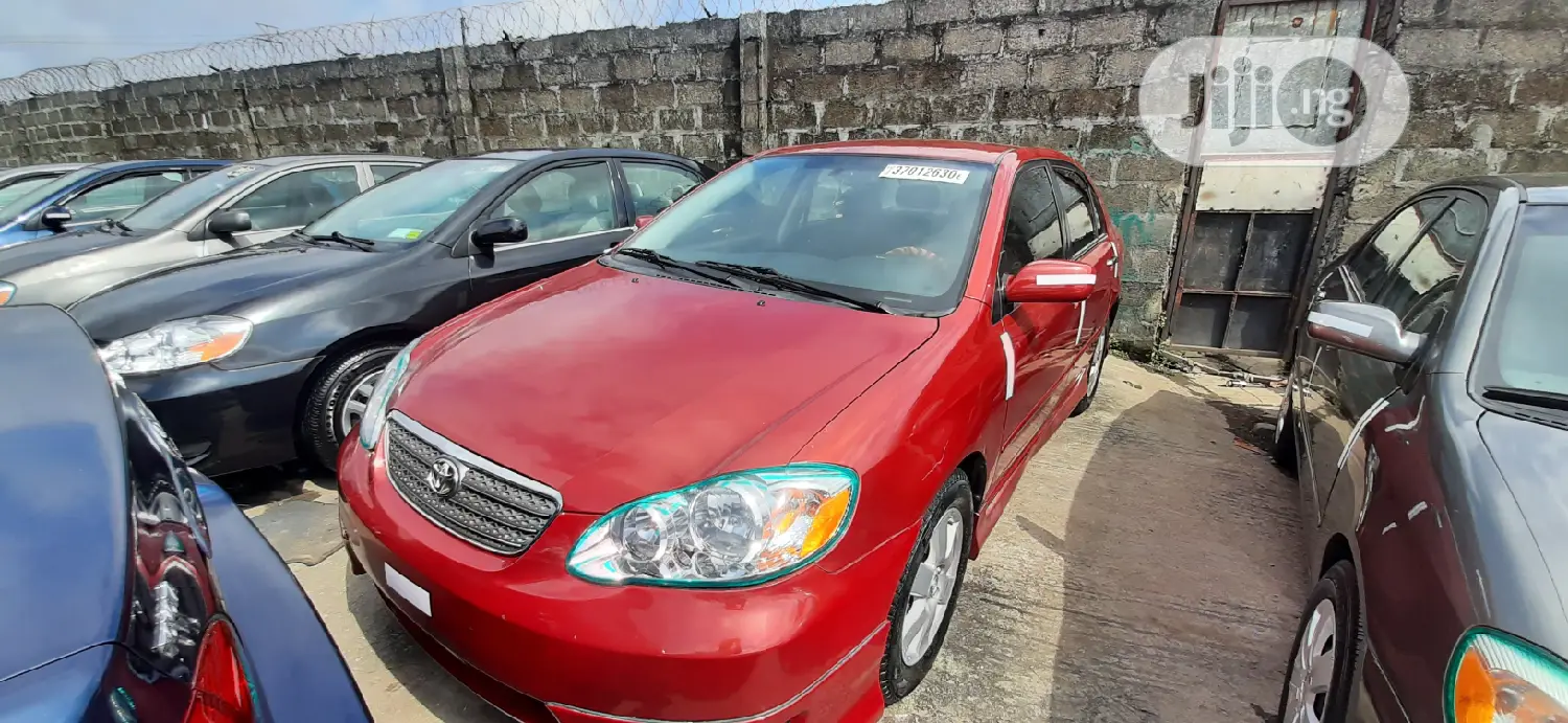 Toyota Corolla S 2007 Red