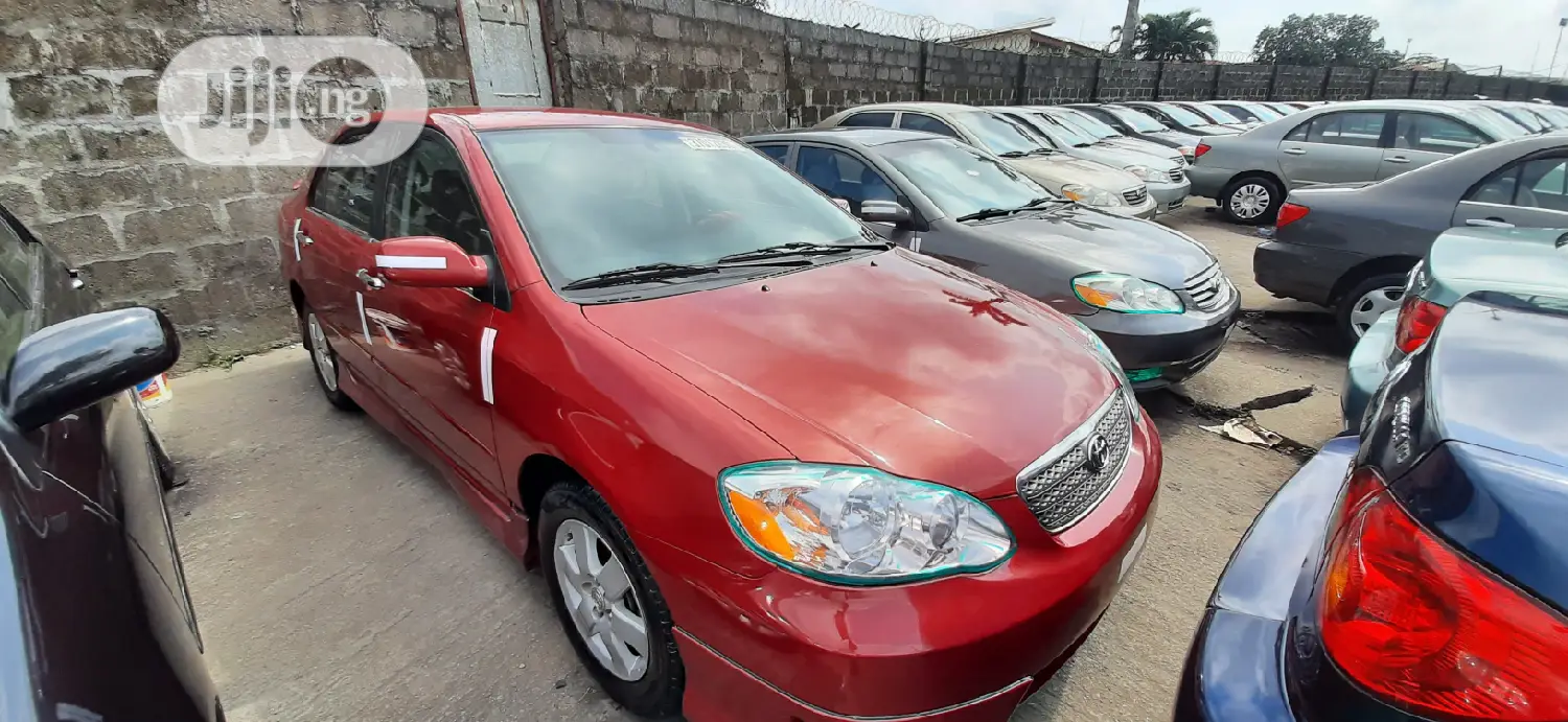 Toyota Corolla S 2007 Red