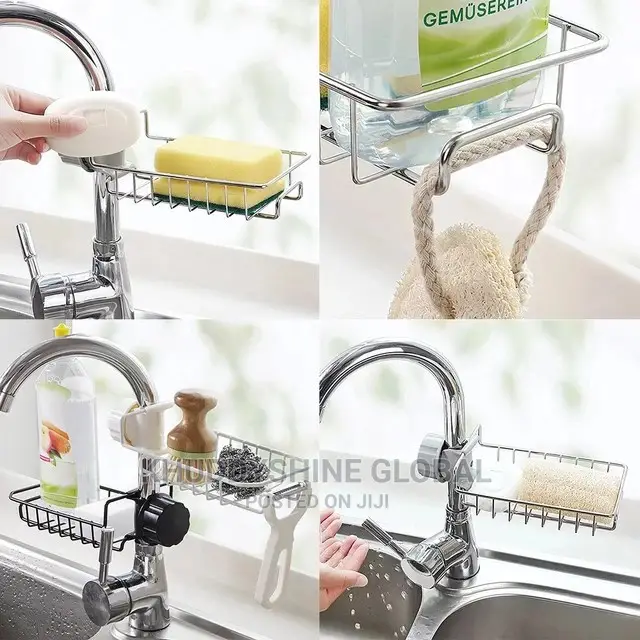 Faucet Rack Stainless Steel Faucet Shelf Kitchen Rack