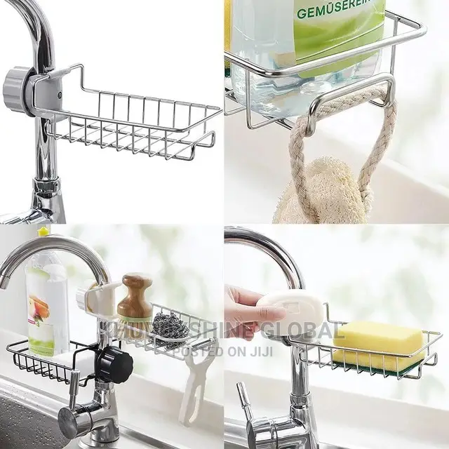 Faucet Rack Stainless Steel Faucet Shelf Kitchen Rack