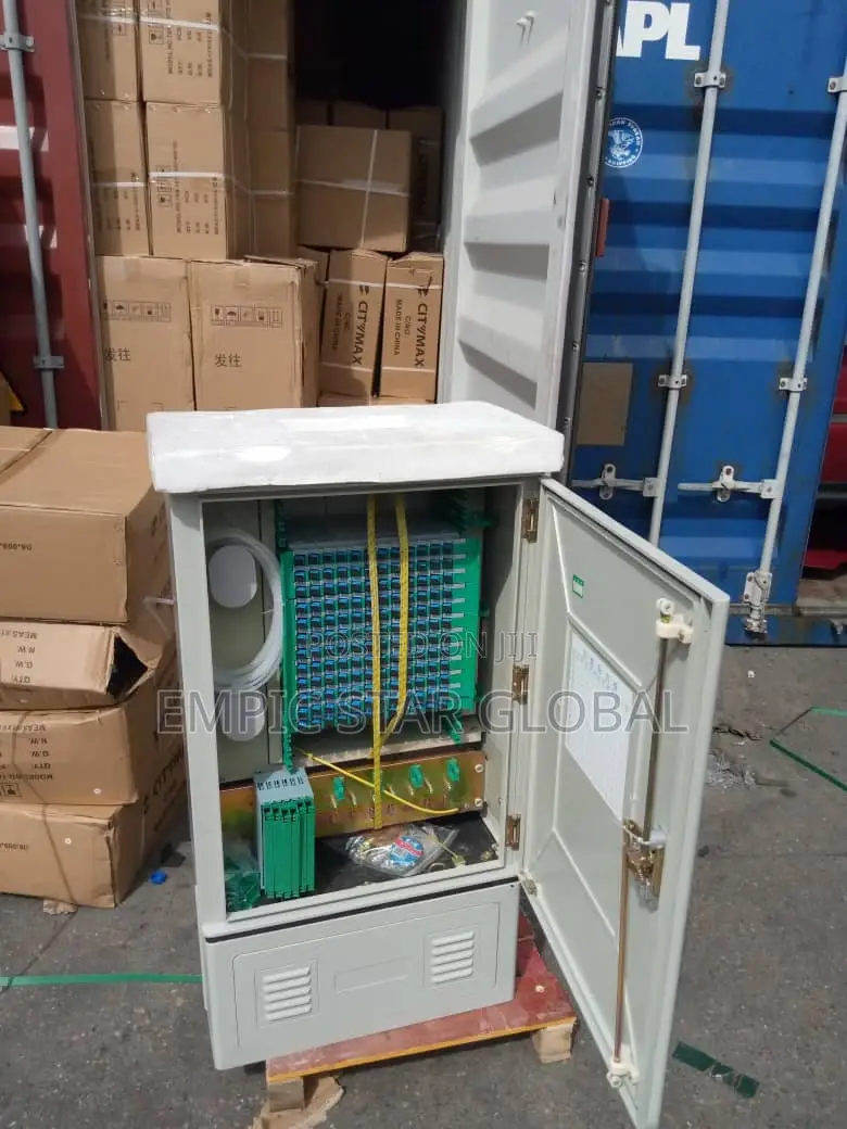 144 Core Outdoor Fiber Optic Distribution Outdoor Cabinet