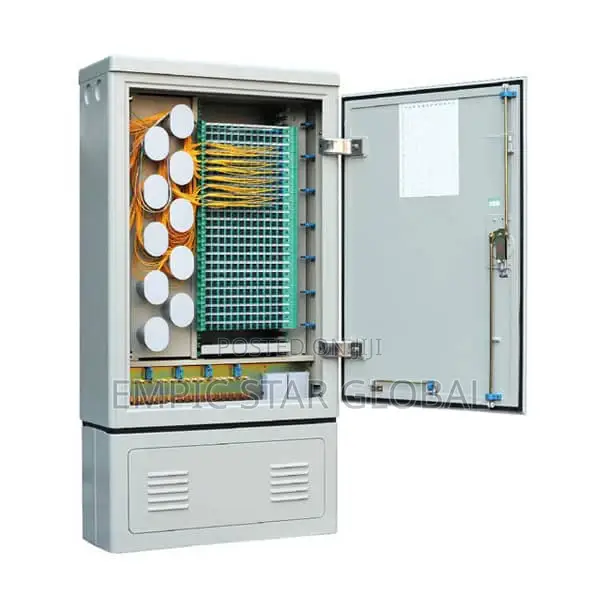 144 Core Outdoor Fiber Optic Distribution Outdoor Cabinet