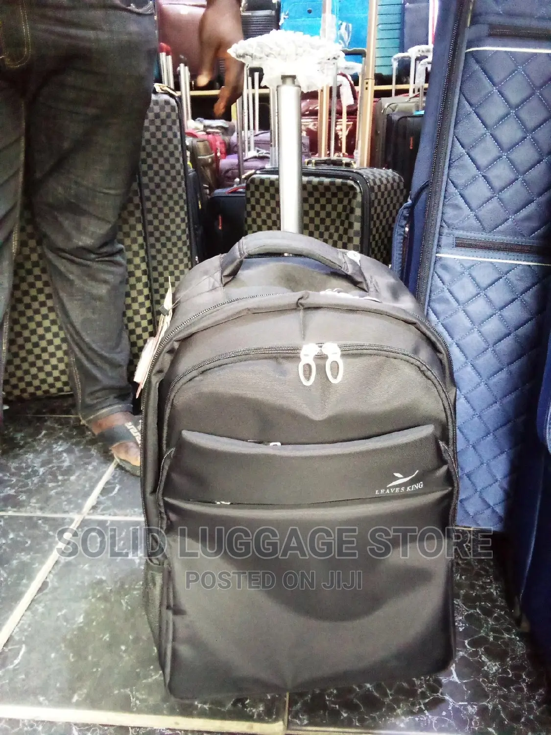 Leaves King Trolley Backpack