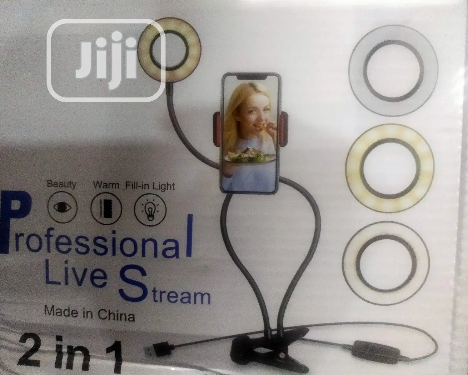 Livestream Phone Selfies Ring Light Stands