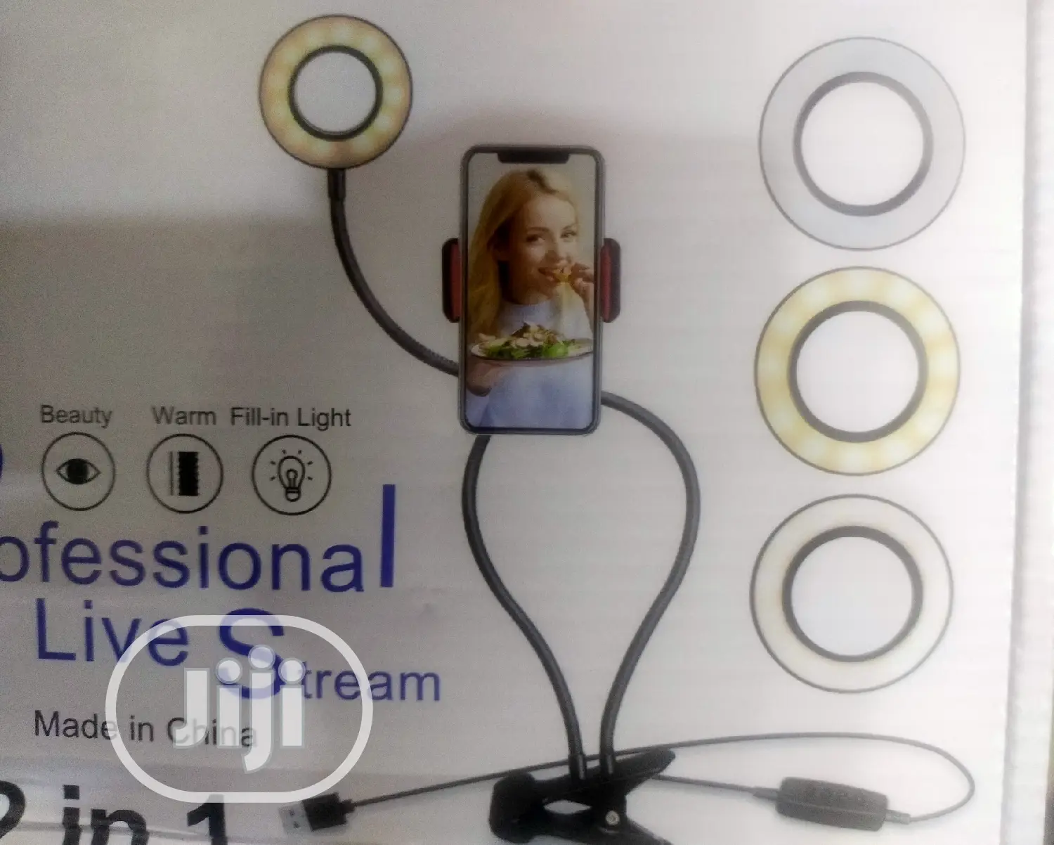 Livestream Phone Selfies Ring Light Stands