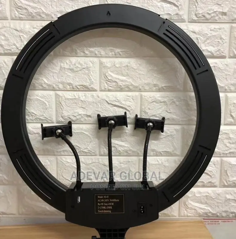 RGB Ring Light LED 18 Inches Soft Ringlight With Stand