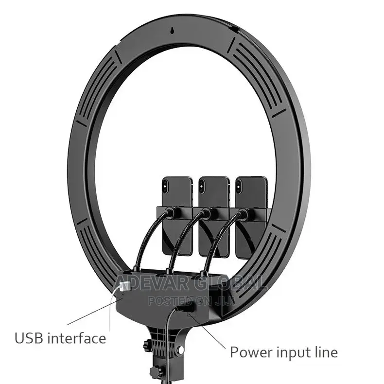 RGB Ring Light LED 18 Inches Soft Ringlight With Stand