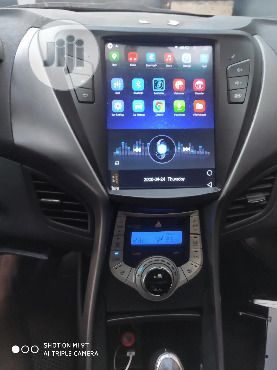 Hyundai Elantra Car GPS PX6 Tesla