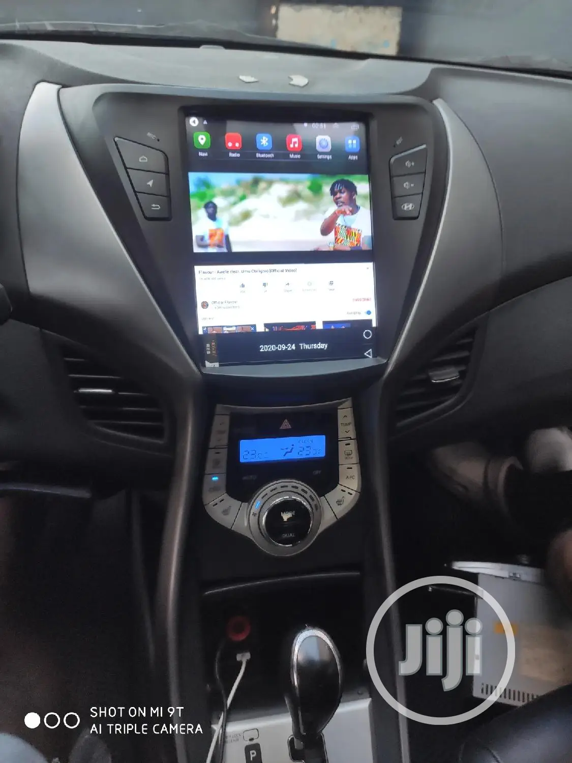 Hyundai Elantra Car GPS PX6 Tesla