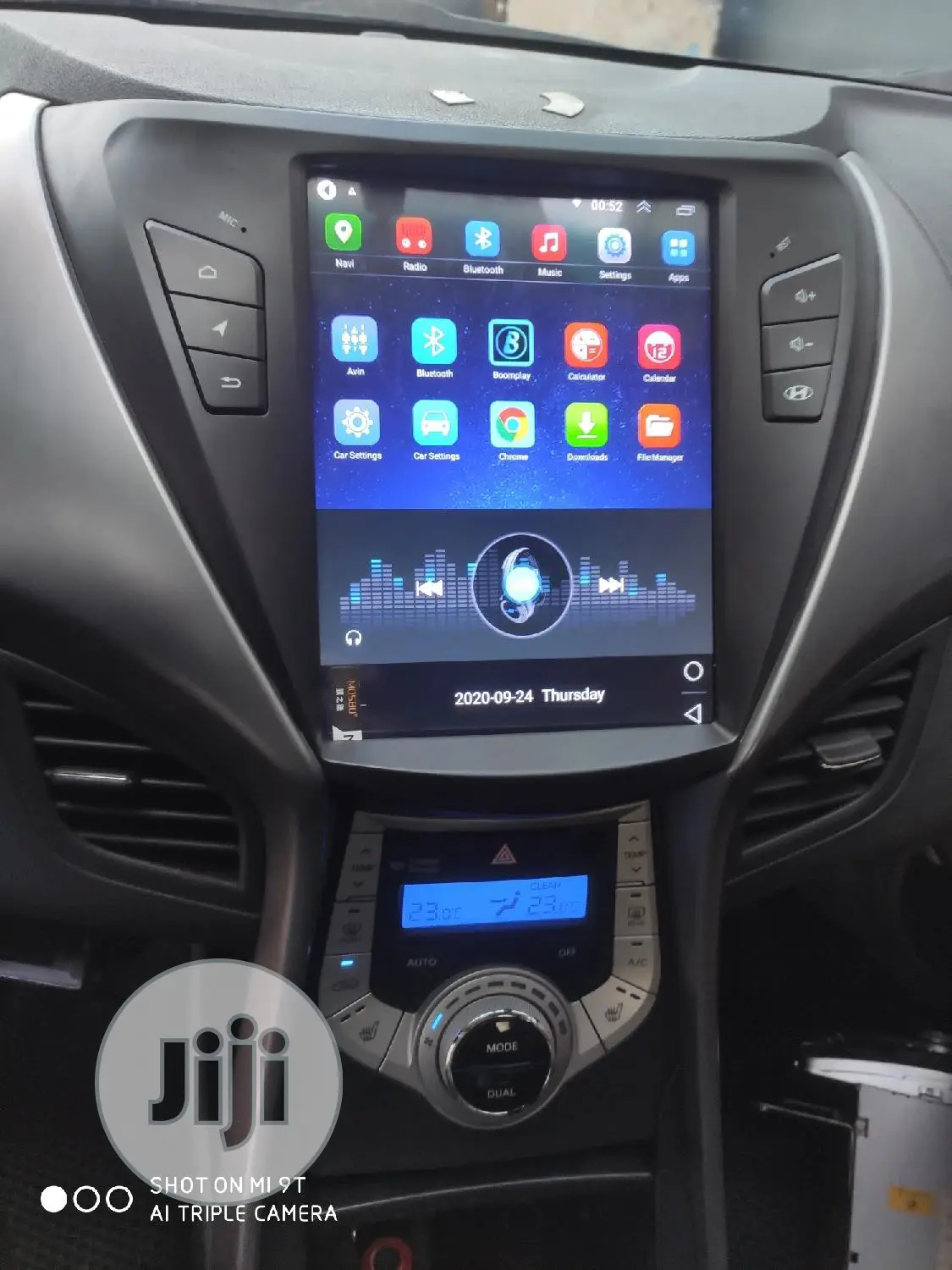 Hyundai Elantra Car GPS PX6 Tesla
