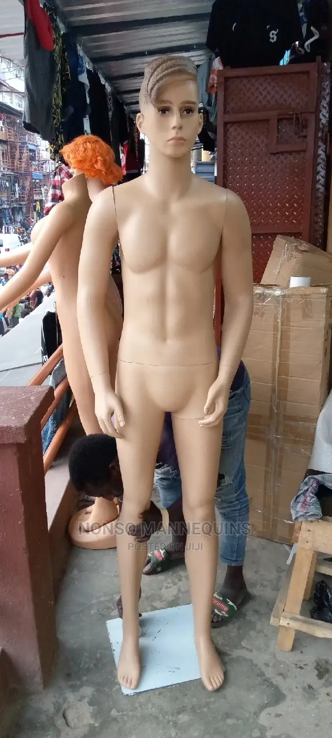 Plastic Male Cute Face Mannequins