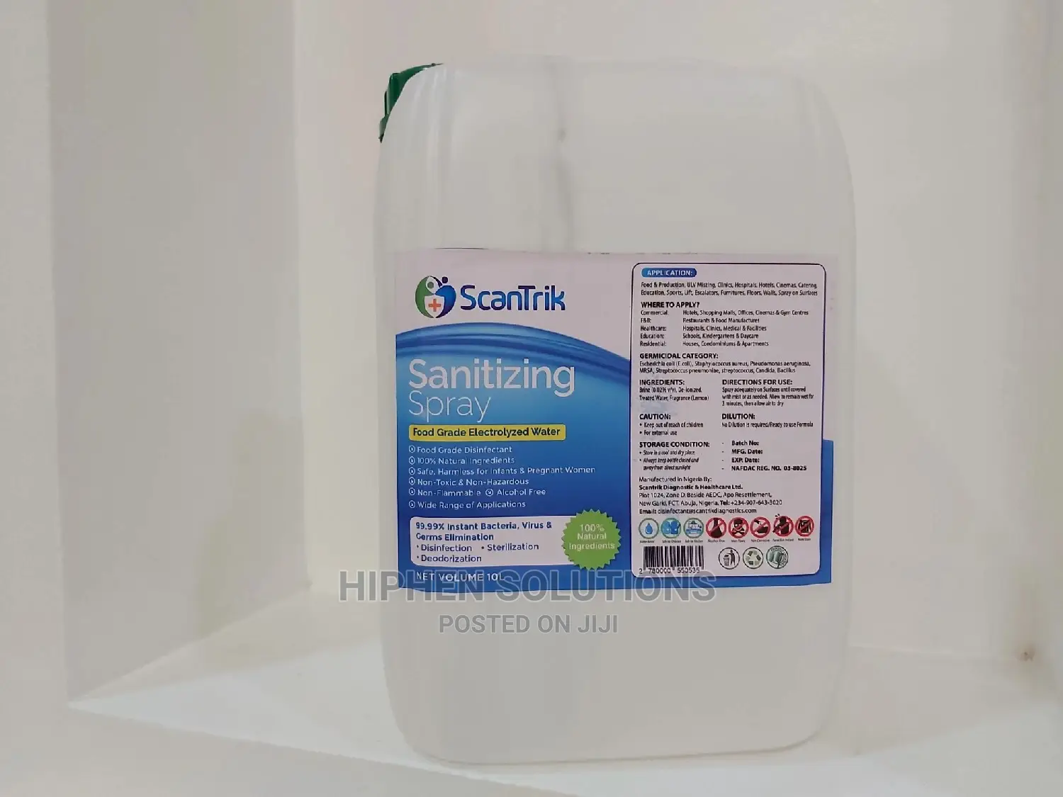 Scantrik Sanitizing Liquid Spray